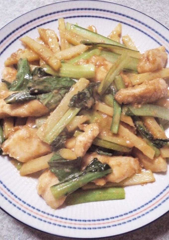 鶏胸肉と野菜のマヨ炒め-レシピのメイン写真