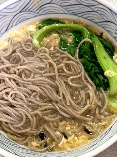 ダイエット飯 フカヒレスープで蕎麦-レシピのメイン写真