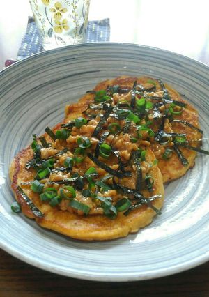 納豆のっけ☆トロロ焼き-レシピのメイン写真