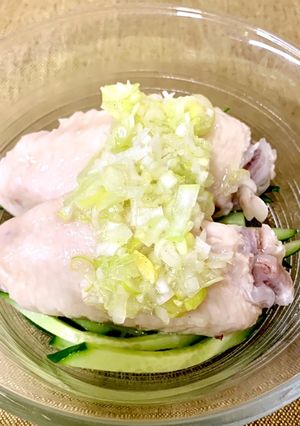 コラーゲンたっぷり☆手羽先の葱塩ソース-レシピのメイン写真