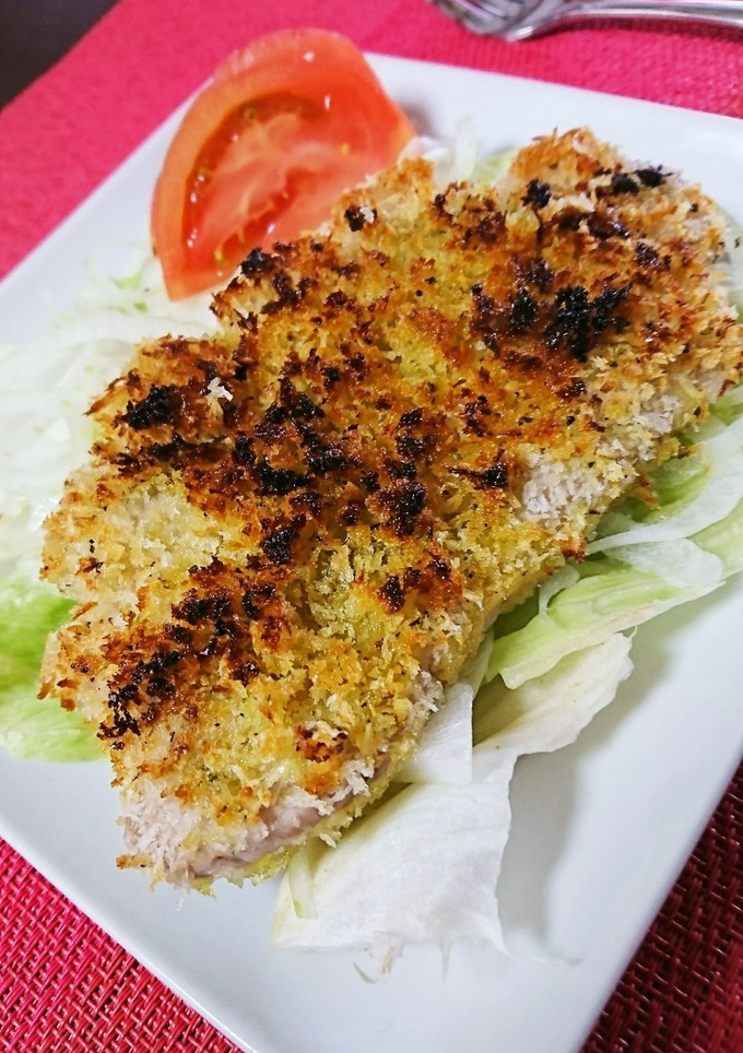 トースターで簡単 豚ロースのパン粉焼き-レシピのメイン写真