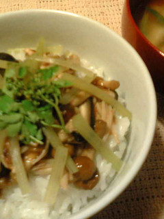 春のきのこ丼-レシピのメイン写真