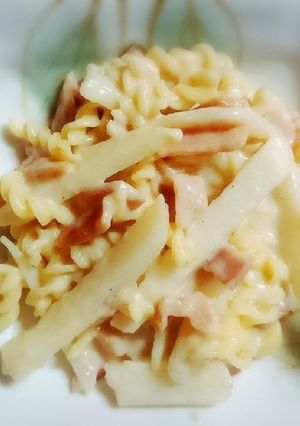 ♡長芋とマカロニの豆乳煮♡-レシピのメイン写真