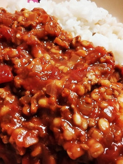 簡単レシピ☆もち麦入りトマトキーマカレー-レシピのメイン写真