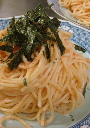 海苔が香るたらこスパ-レシピのメイン写真