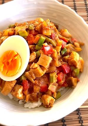 休日ランチ☆余り野菜 de ドライカレー-レシピのメイン写真