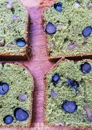 甘納豆とクルミの和風抹茶パウンドケーキ-レシピのメイン写真