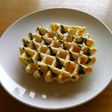健活♪ミルクワッフル☆抹茶ソースで
