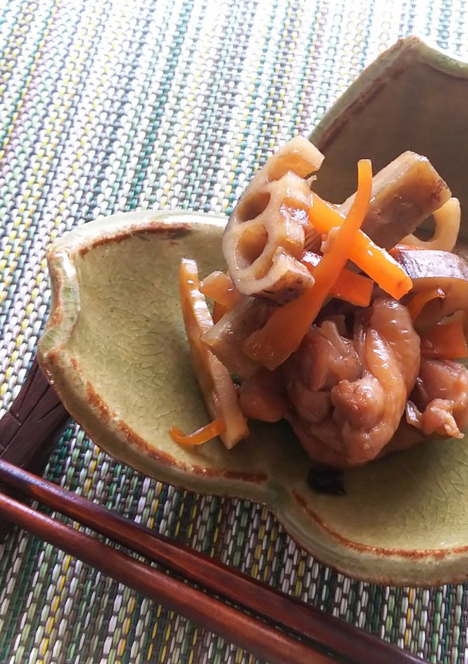 鶏ゴボウと蒟蒻の炒り煮-レシピのメイン写真