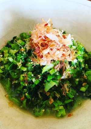 カブの葉と生姜の炒め物-レシピのメイン写真