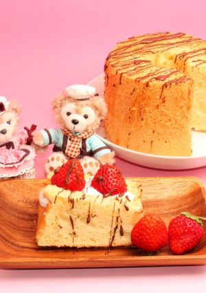 低糖質 シフォンケーキ 富澤商店 17㌢-レシピのメイン写真