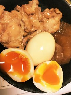 炊飯器で簡単!手羽元と大根の甘辛煮-レシピのメイン写真
