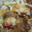 やみつき ドライカレーピザ