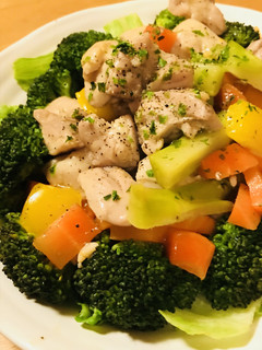 鶏肉と緑黄色野菜のあんかけ温サラダ-レシピのメイン写真
