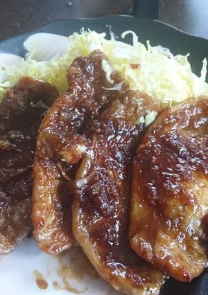 ちょい甘めのトンテキ-レシピのメイン写真