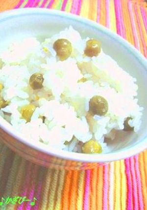 トシチンママの♪グリーンピースご飯-レシピのメイン写真