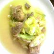 春キャベツと鶏モモの昆布茶炒め