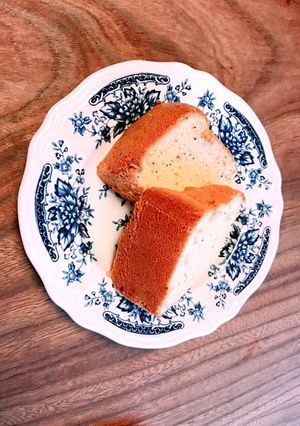 梅の実シフォンケーキ-レシピのメイン写真