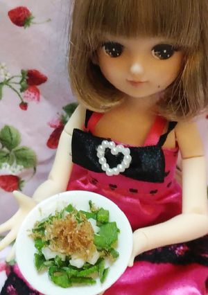 リカちゃんサイズ♡アイスプラントサラダꕤ-レシピのメイン写真