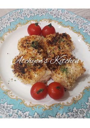 ココットプレートでチキンカツレツ風-レシピのメイン写真