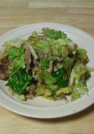 春きゃべつと豚肉のクレソルいため-レシピのメイン写真