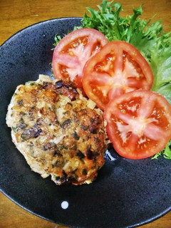 梨湖の鶏ひき肉たけのこハンバーグ-レシピのメイン写真
