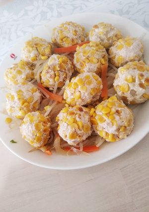 つぶつぶコーンつき鶏豆腐団子-レシピのメイン写真