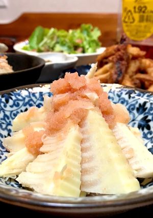 たけのこのの明太子和え-レシピのメイン写真