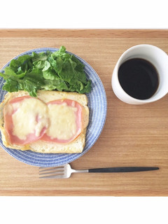 糖質オフ 厚揚げのハムチーズトースト-レシピのメイン写真