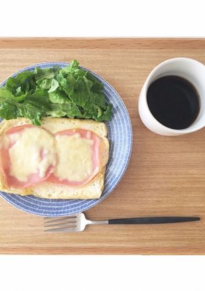 糖質オフ 厚揚げのハムチーズトースト-レシピのメイン写真