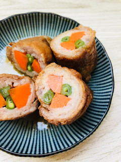 お弁当に☆簡単カラフル野菜の肉巻き-レシピのメイン写真