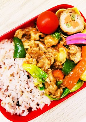 雑穀米と春キャベツの回鍋肉弁当☆-レシピのメイン写真