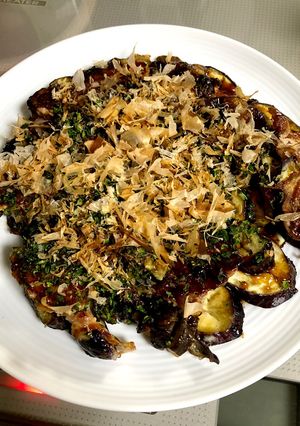 ダイエット飯です ナスお好み焼き風-レシピのメイン写真
