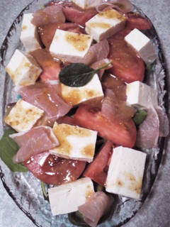 生ハムと豆腐のサラダ-レシピのメイン写真