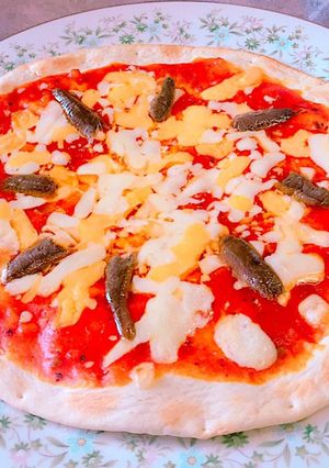 ピザクラフトで!簡単✨アンチョビピザ-レシピのメイン写真