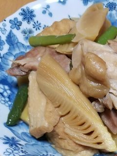 ほっとくだけ【たけのこと鶏肉の煮物】-レシピのメイン写真