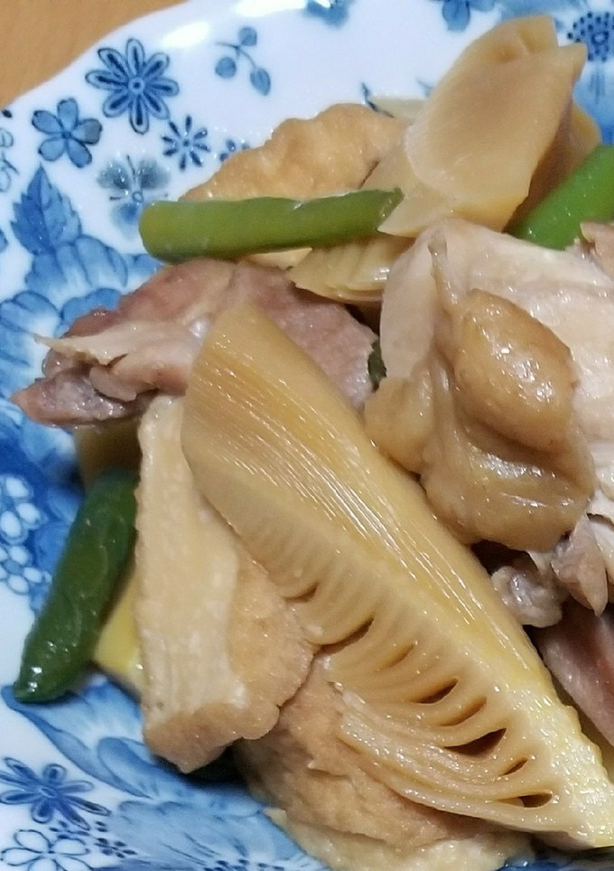 ほっとくだけ【たけのこと鶏肉の煮物】-レシピのメイン写真