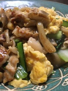 味付け簡単☆豚肉としめじの卵炒め-レシピのメイン写真
