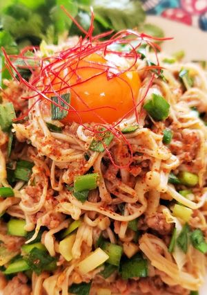 台湾まぜそば風★エノキ炒め★糖質off-レシピのメイン写真