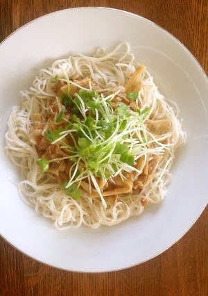 たけのこと豚肉の中華あんかけソバ☆鶏蛋麺-レシピのメイン写真