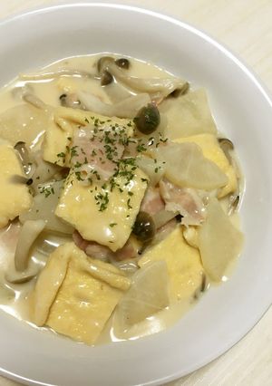 あげと大根のクリーム煮-レシピのメイン写真