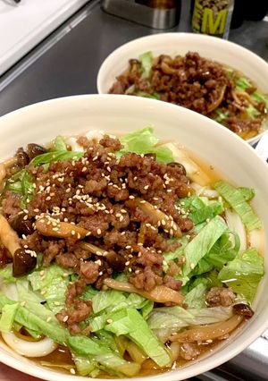 パパッと簡単☆甘辛サラダうどん-レシピのメイン写真