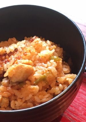 簡単炊込みチキンライス-レシピのメイン写真
