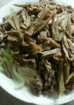 牛肉炒めやっこ-レシピのメイン写真