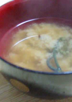 わが家の春の味覚～ワラビの味噌汁～-レシピのメイン写真