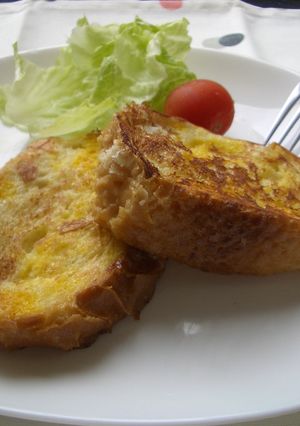 フランスパンでフレンチトースト-レシピのメイン写真