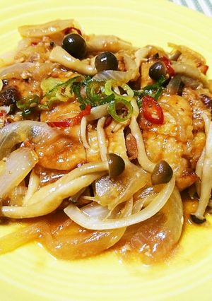 甘辛味でご飯がすすむ！味噌照り焼きチキン-レシピのメイン写真