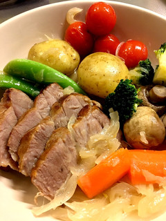 塩豚の蒸し煮は肉も野菜も美味しくなる-レシピのメイン写真