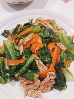 豚肉とロメインレタスの中華炒め-レシピのメイン写真