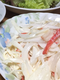 新玉ねぎでオーシャンズ風サラダ-レシピのメイン写真